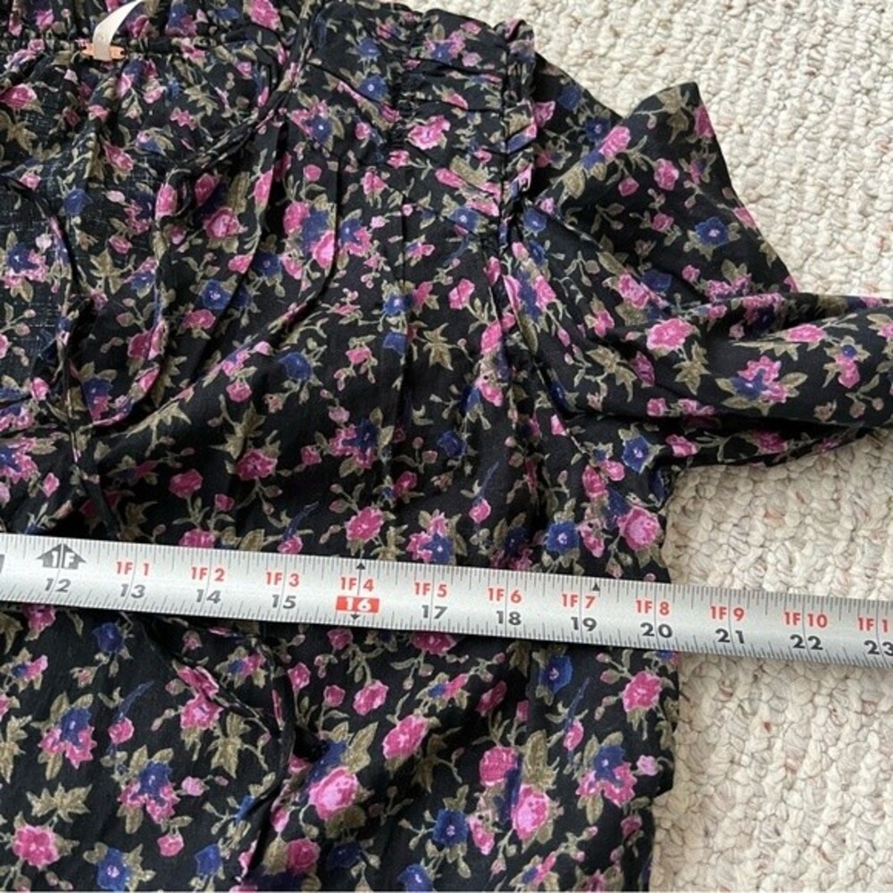 FREE PEOPLE Black Floral Blouse - Picture 12 of 13